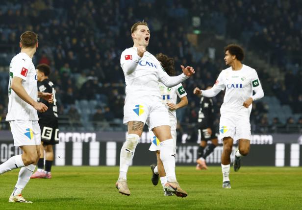 Nikolai Baden-Frederiksen traf zwei Mal gegen Sturm