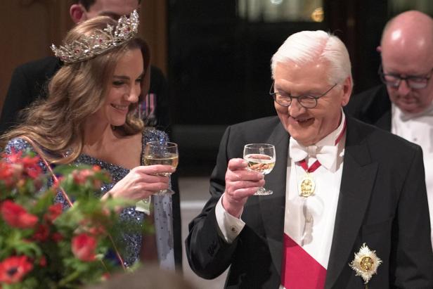 Prinzessin Kate und Frank-Walter Steinmeier beim Staatsbankett in Windsor.