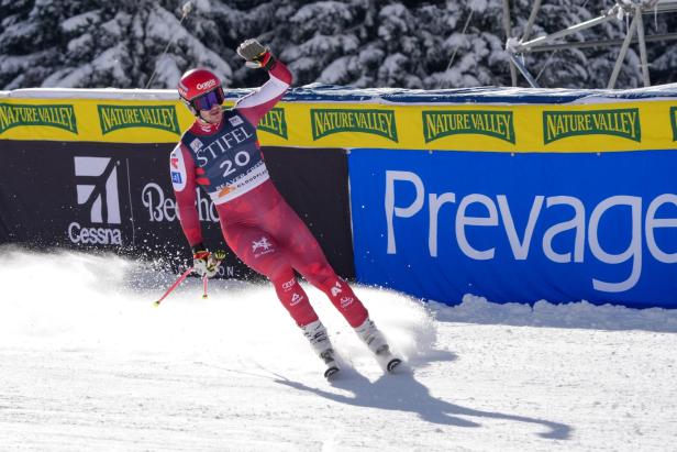 Stefan Eichberger bejubelt sein zweitbestes Ergebnis in der Abfahrt