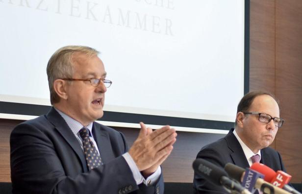 PK "NEUES PRÄSIDIUM DER ÄRZTEKAMMER": STEINHART / SZEKERES / LINDNER / MAYER