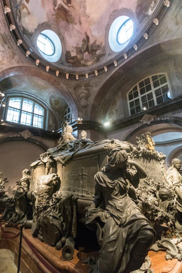 In der Kaisergruft.