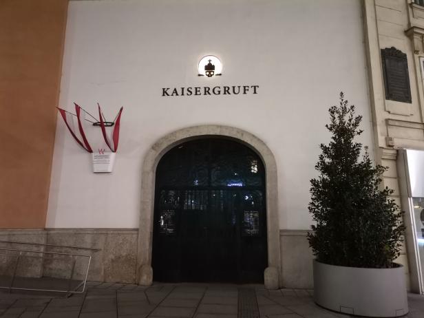 Kaisergruft Eingang.