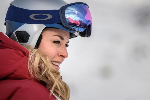 Lindsey Vonn raste in der Abfahrt von St.Moritz zu ihrem 83. Weltcupsieg