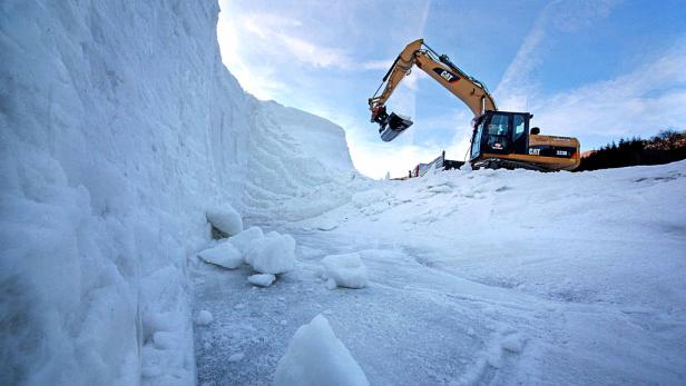 Schneedepots retten über karge Zeiten