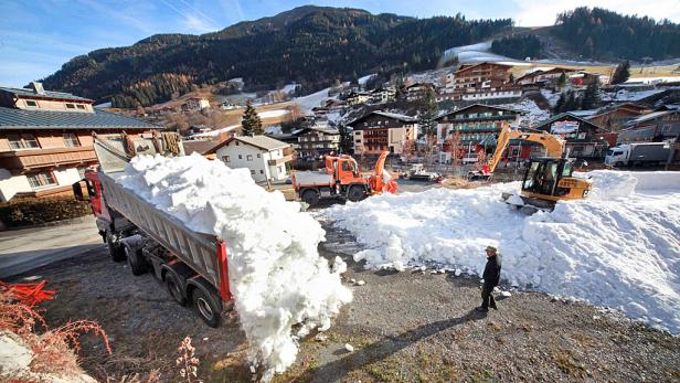 Schneedepots retten über karge Zeiten