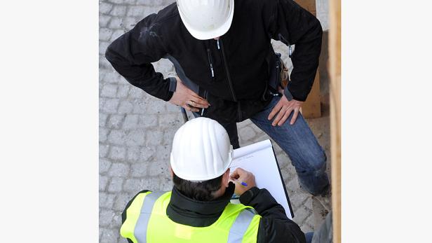 Die Baustellen-Razzia in Bildern