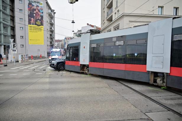 Straßenbahn Unfall Wien.