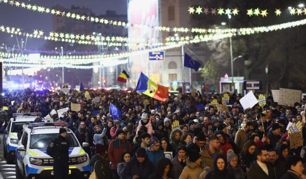 Protest for judicial independence 'Together for Justice' in Bucharest