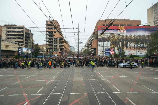 SERBIA-POLITICS-TOURISM-REAL-ESTATE-DEMONSTRATION