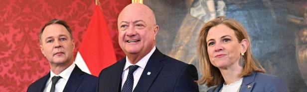 BUNDESPRÄSIDENT VAN DER BELLEN EMPFÄNGT PARTEIVORSITZENDE VON ÖVP, SPÖ UND NEOS