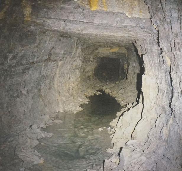 Tunnel unter der Reitbauernsiedlung