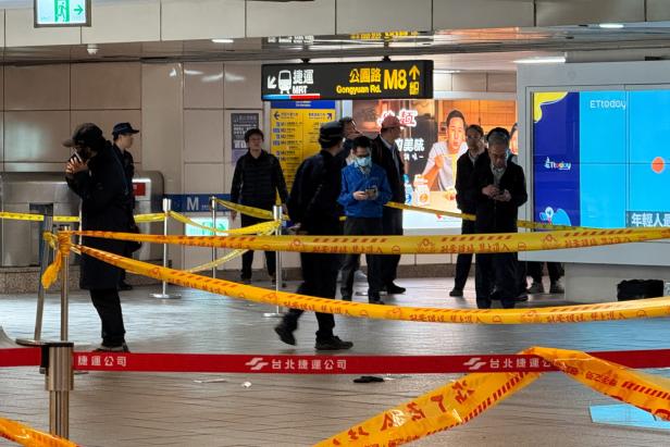Smoke grenades thrown inside Taipei Main Station