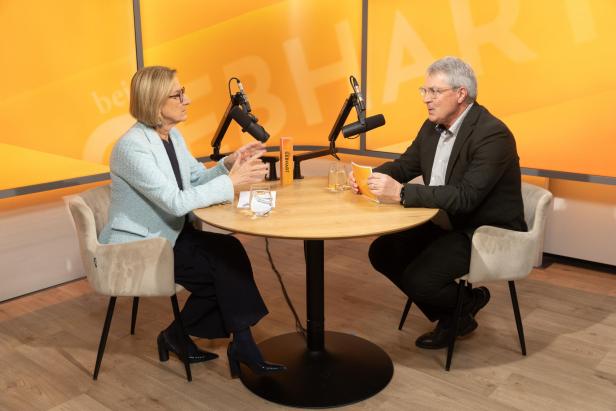 Landeshauptfrau Johanna Mikl-Leitner zu Gast in der Sendung "bei Gebhart"