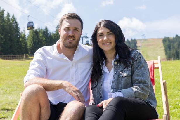 Super-G-Weltmeisterin Stephanie Venier und ihr Ehemann Christian Walder