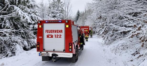 Feuerwehreinsätze nach Schneefall
