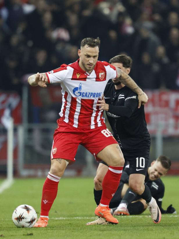 FUSSBALL/EUROPA LEAGUE/LIGAPHASE/6. RUNDE/SK PUNTIGAMER STURM GRAZ - ROTER STERN BELGRAD