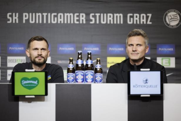 FUSSBALL/ADMIRAL BUNDESLIGA: PK SK PUNTIGAMER STURM GRAZ ZUR VORSTELLUNG VON TRAINER INGOLITSCH: INGOLITSCH / PARENSEN