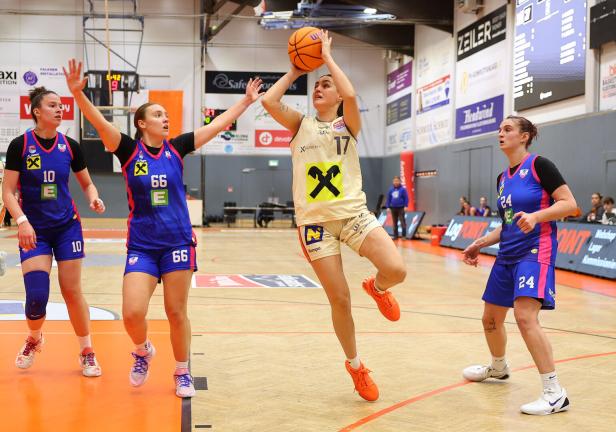 sofia kaltenbrunner beim basketball-match der duchess klosterneuburg