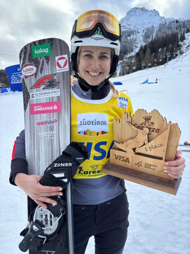 Alpin-Boarderin Sabine Payer präsentiert sich in diesem Winter in bestechender Form