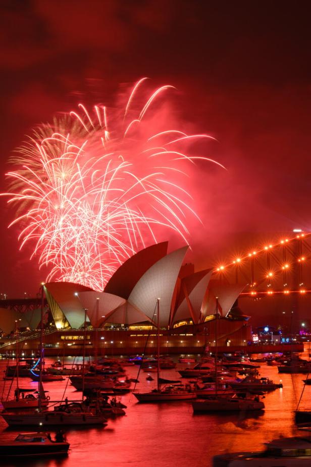 New Years Eve Fireworks over Sydney