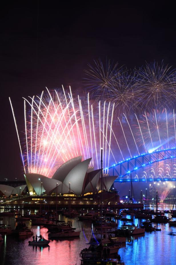 New Years Eve Fireworks over Sydney