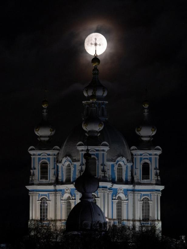 Smolny Cathedral in St.Petersburg