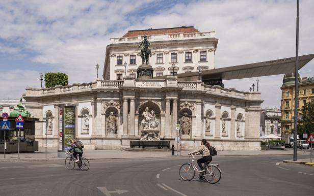 Wiener Albertina während COVID-19