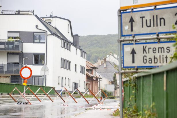 UNWETTER: SITUATION IN NÖ / PURKERSDORF