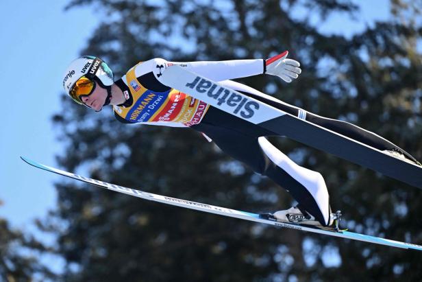 Tournee-Leader Domen Prevc kam bei widrigen Windverhältnissen nur auf Rang 30