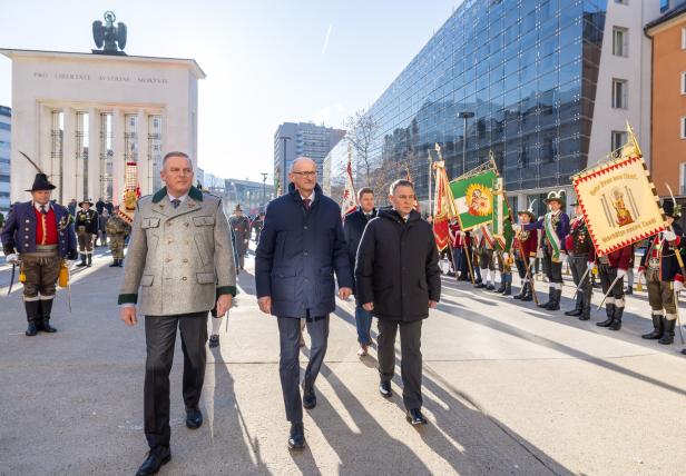 TIROL: ÜBERGABE VORSITZ IN DER LANDESHAUPTLEUTEKONFERENZ AN TIROL: KUNASEK/MATTLE/BABLER/ANZENGRUBER/STOTTER