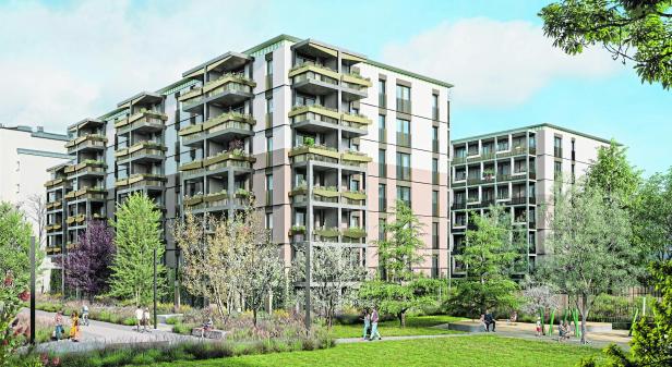 Ansicht Leopoldquartier Living