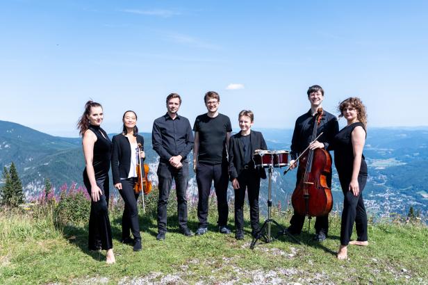 Die Gruppe bei einem Auftritt auf der Rax