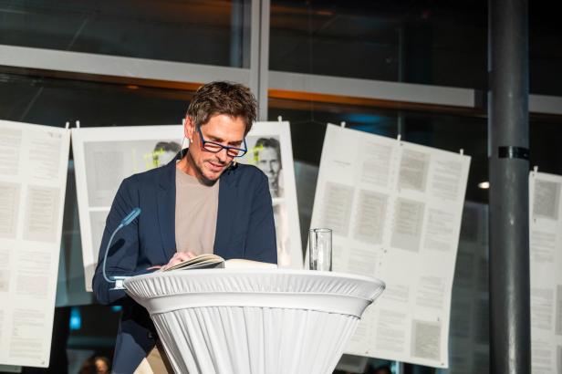 Felix Gottwald bei einer seiner Lesungen