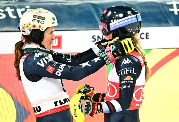 SKI ALPIN: FRAUEN-WELTCUP SLALOM FLACHAU - MOLTZAN/SHIFFRIN(USA)