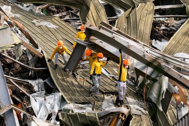 Collapsed landfill in Binaliw, Cebu