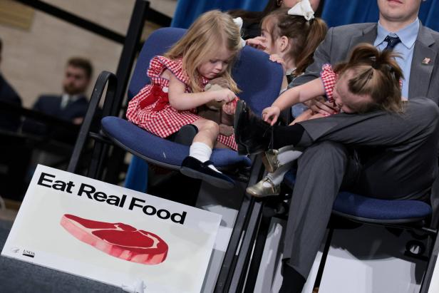 U.S. Health and Human Services (HHS) Secretary Kennedy Jr. and Agriculture Secretary Rollins announce new nutrition policies, in Washington, D.C.