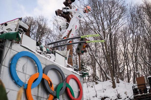 Jan Hoerl auf dem Olympiabakken von 1972
