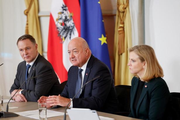 Andreas Babler, Christian Stocker, Beate Meinl-Reisinger