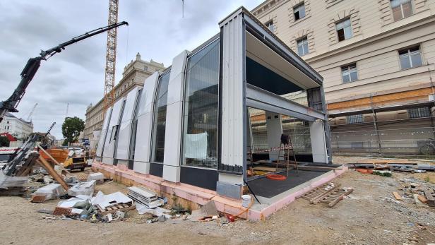 Der künftige U5-Halt Frankhplatz wird bis 2030 eingemottet.