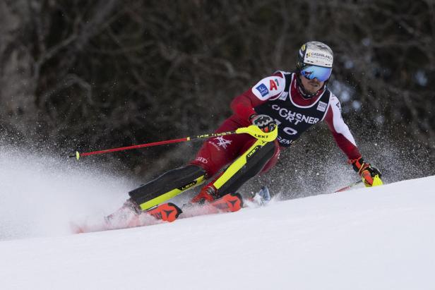 Manuel Feller fiel im zweiten Lauf zurück