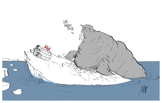 Karikatur von Michael Pammesberger.