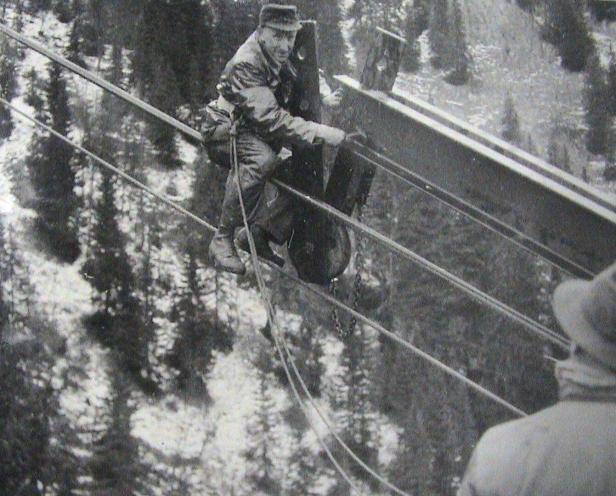 Der Bau der Raxseilbahn war eine technische Meisterleistung
