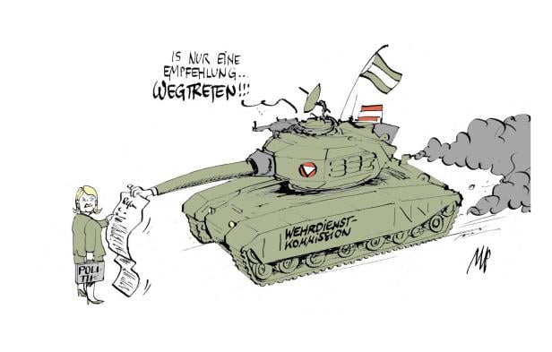 Karikatur von Michael Pammesberger