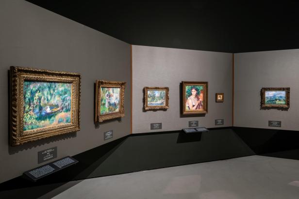 Ausstellungsansicht "Cézanne, Monet, Renoir. Französischer Impressionismus aus dem Museum Langmatt", Unteres Belvedere