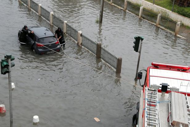 Flooding in Tunis