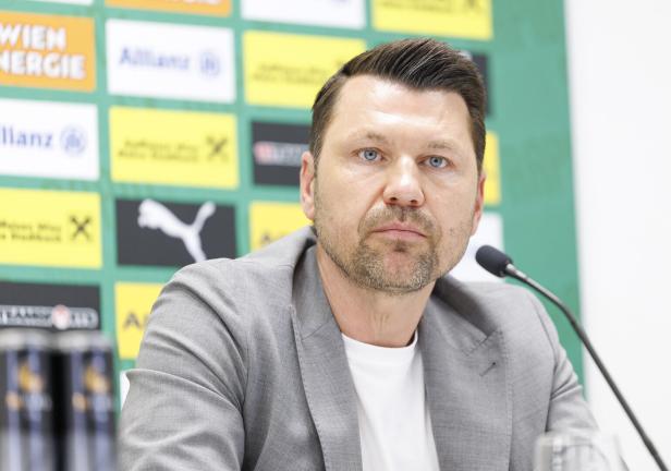 PK SK Rapid Wien: Vorstellung des neuen Cheftrainers Peter Stöger