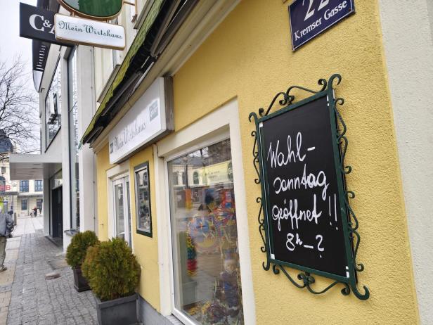 Ein Lokal von außen