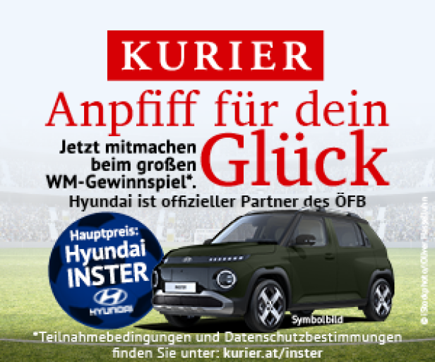 WM Gewinnspiel 2026 Banner mit Hauptpreis Hyundai Inster