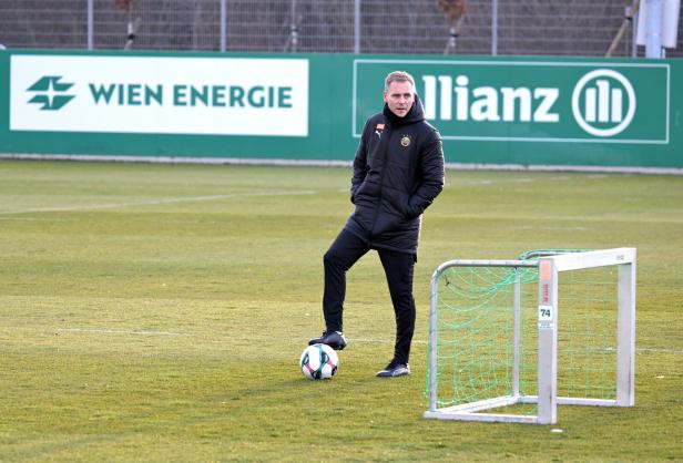 Johannes Hoff Thorup beim Rapid-Training