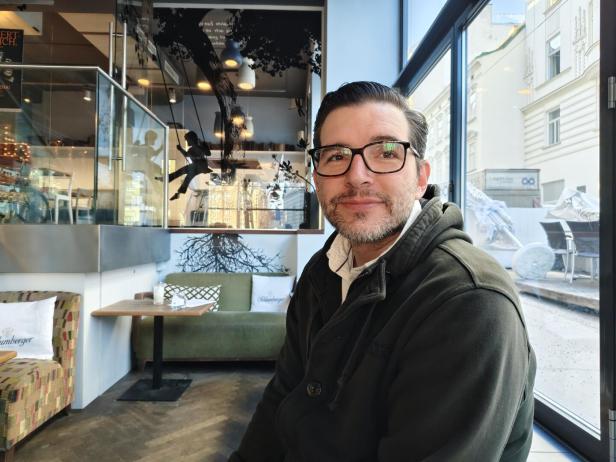 Nikolaus Gutmann in seinem Lokal Edison. 